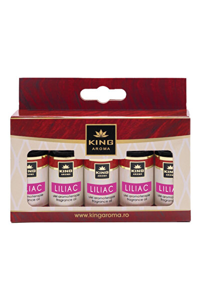KingAroma Pachet 5 uleiuri parfumate aromaterapie KING Aroma LILIAC, 10ml