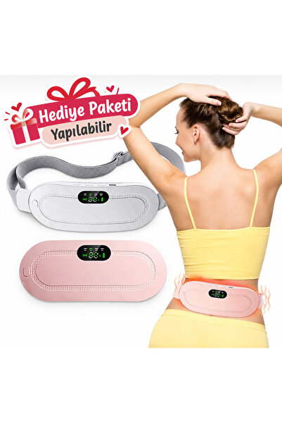 STLIFE 2024 Yeni Regl Kemeri Özel Gün Isıtmalı Titreşimli Masaj Ağrı Kesici S...