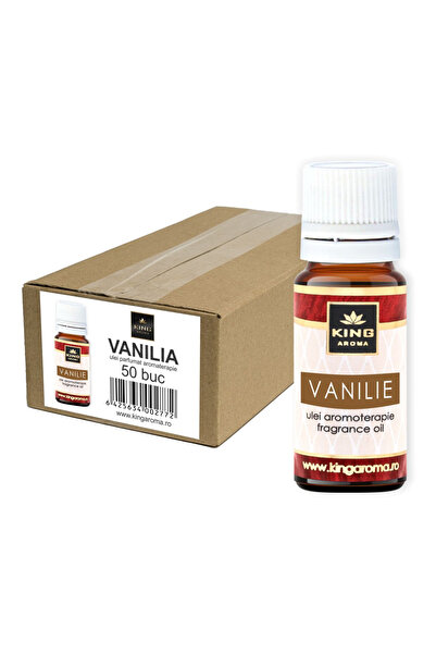 KingAroma Pachet 50 uleiuri parfumate aromaterapie KING Aroma VANILIE, 10ml
