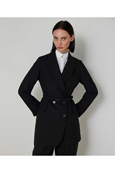 Machka KEMERLİ KRUVAZE BLAZER
