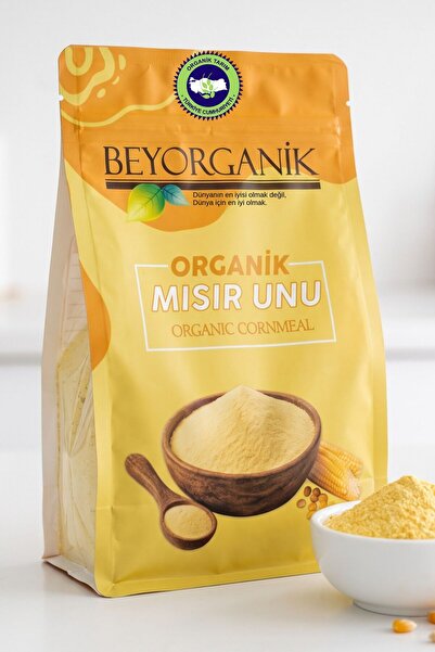 BEYORGANİK ORGANİK Mısır Unu 500gr (PESTİSİT ve AFLATOKSİN ANALİZLİ)