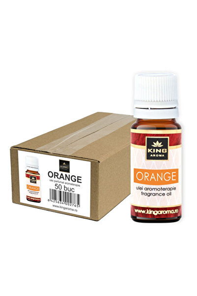 KingAroma Pachet 50 uleiuri parfumate aromaterapie KING Aroma ORANGE, 10ml