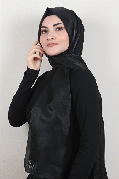 PİRAMİT Elizya Simli Şal 4000-61 Siyah
