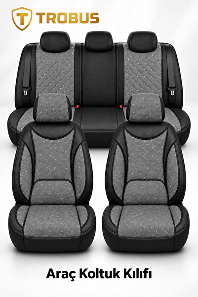 TROBUS Hyundai Accent Era 2006-2011 Araca Uyumlu Koton Kumaş Kapitone Bel Des...