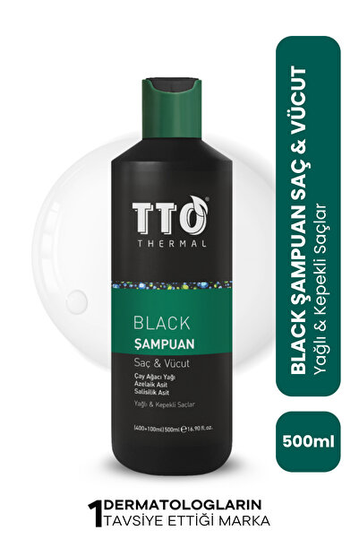 TTO Saç ve Vücut Şampuanı Arındırıcı Bakım 400 + 100 ml Salisilik ve Azelaik ...