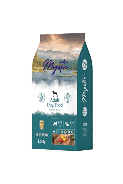 Mystic Az Tahıllı Kuzu Etli Yetişkin Köpek Maması 2,5 Kg