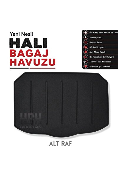 öz-iş Nissan Qashqai Uyumlu Alt Raf Halı Bagaj Havuzu ( 2022 Ve Sonrası )