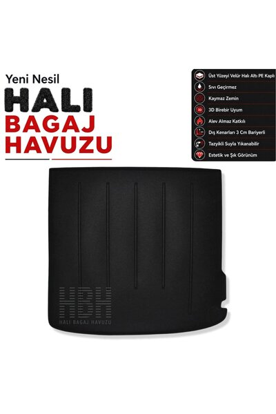 öz-iş Audi Q7 Halı Bagaj Havuzu (2006-2016 Arası)