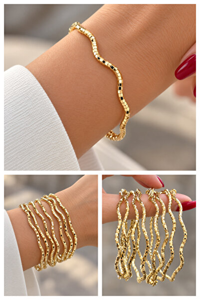 Bade Jewelry Xuping Trend Esnek Ajda Model Çelik Kararmaz Bileklik 19cm