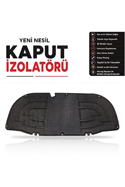 öz-iş Toyota Corolla Cross Kaput İzolatörü XG10 (2022 ve Sonrası)+KLİPS