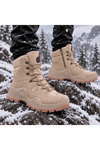 rimex sport wear Su Geçirmez Askeri Bot – Waterproof Fermuarlı ve Bağcıklı Ou...