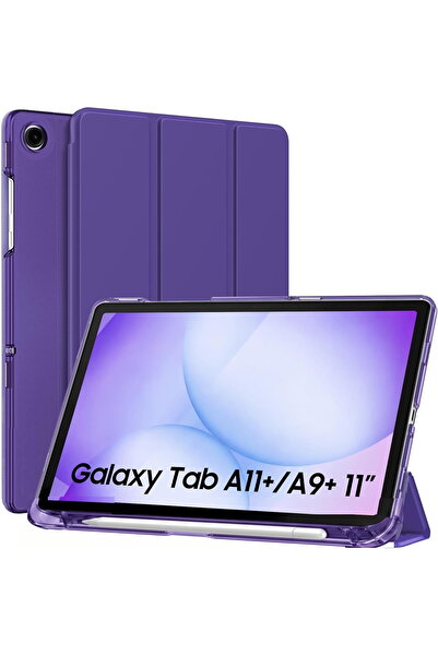m.tk moveteck Samsung Galaxy Tab A9 Plus 11 Inç Uyumlu Kılıf Akıllı Smart Uyk...