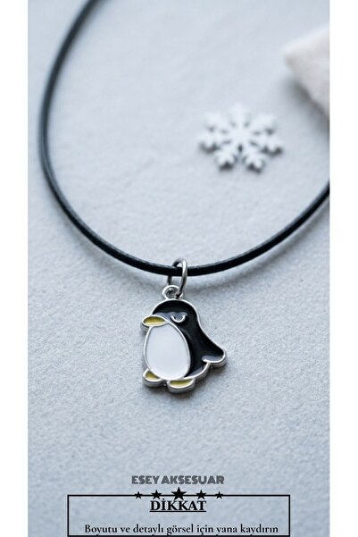 Esey Dizayn Penguen Mini Kolye