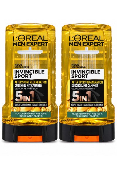 L'Oreal Paris Duş Jeli ve Şampuanı, Vücut, Saç ve Yüz Temizliği için, Saçı Ku...