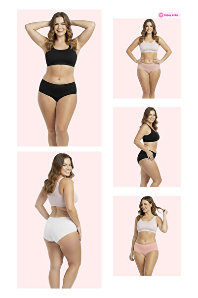 Newlilla 1007 Women's Daily Bato 10-Piece Panties Pack