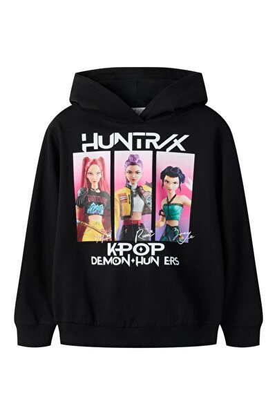 Name it Μπλούζα φούτερ κορίτσι 13264569 "K-Pop Demon Hunters" μαύρη