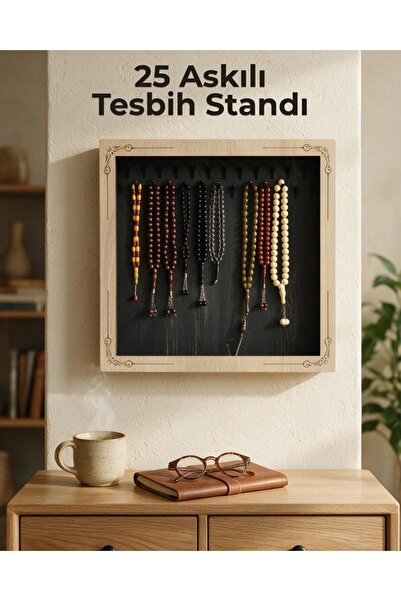 25 Askılı Tesbihlik - Tesbih Standı - Hediye