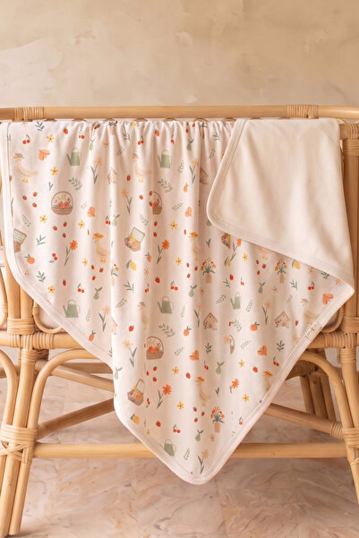 Rocha Baby Soft Cotton Baby Blanket - Unisex Newborn Blanket