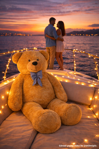 Pababo 160 cm Giant Plush Teddy Bear with Bow Tie – Ultra Large Hugging Gift Toy