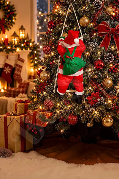 BeySüS Yılbaşı Tırmanan Noel Baba 60 cm