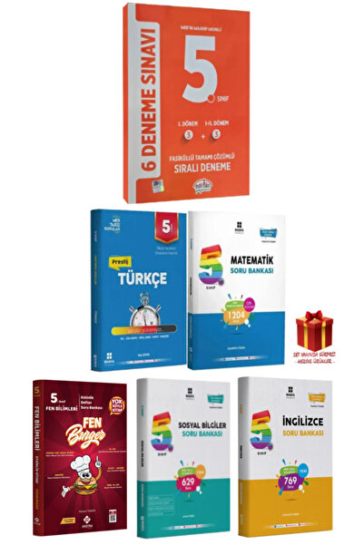 Editör Yayınevi 2025 Editör 5. Sınıf Deneme Sınavları Konu Anlatımı Fen Matem...