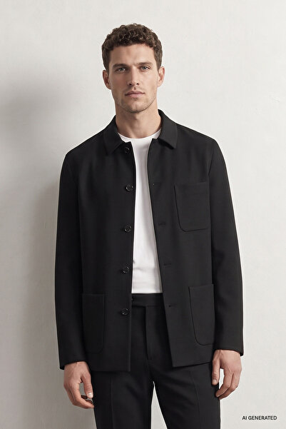 D'S Damat Ds Damat Comfort Siyah Spor Takim Elbise