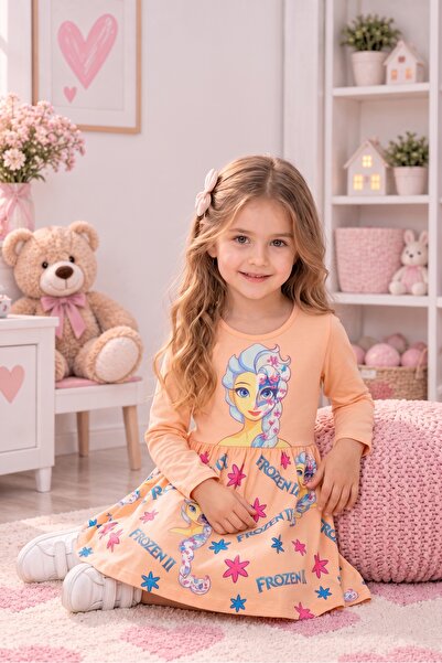 KAMİKAM ÇOK GÜZEL KIZ ÇOCUK PENYE ELBİSESİ