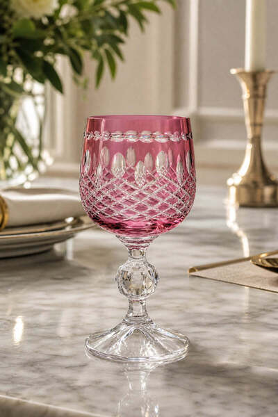 Kristal Market Bohemia Kristal El İşçiliği Royal Kahve Yanı Bardağı 150cc