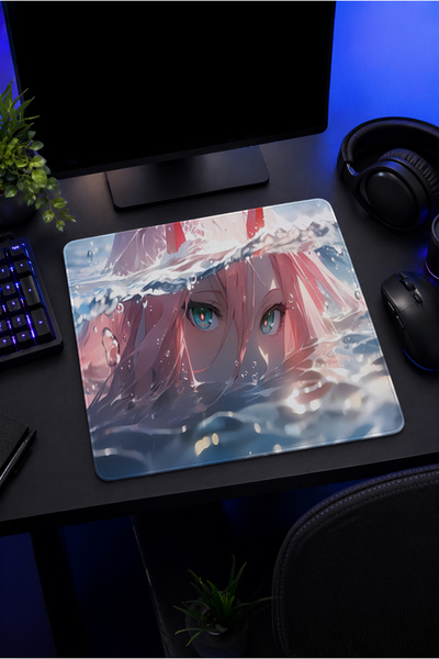 Genel Markalar Pink Aqua Anime Mousepad 40x30 (3mm)