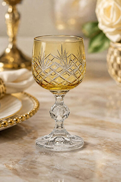 Kristal Market Bohemia Kristal Püskül Desenli Kristal Ayaklvıkahve Yanı Lüks ...
