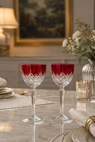 Kristal Market Handcrafted Earring-Style Drop Luxury Stand-Up Cup 165Cc