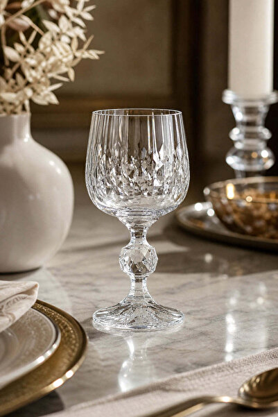 Kristal Market Bohemia Crystal Handmade Drop Coffee Side Glass 150Cc
