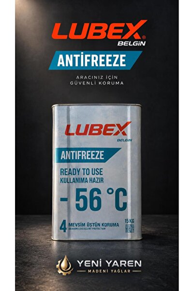 Lubex Mavi Antifriz 15 Kg -56 Derece Teneke