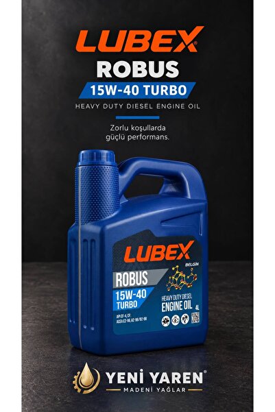 Lubex ROBUS TURBO 15W40 Mineral Motor Yağı 4 LT