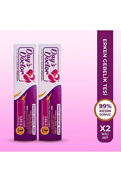 days doctor Day's Doctor Early Erken Gebelik Testi %99.8 Kesin Sonuç X2