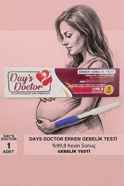 days doctor Day's Doctor Early Erken Gebelik Testi %99.8 | 1 Adet Test