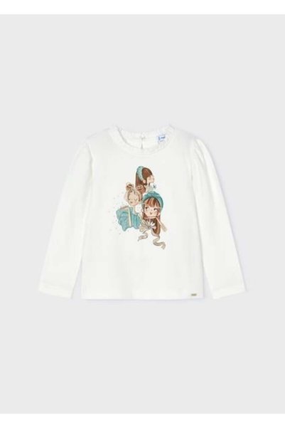 MAYORAL Girl's Printed Long Sleeve Bodysuit 4065