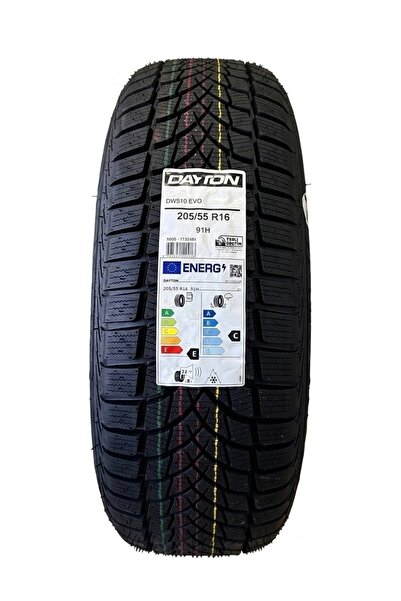Dayton 205/55 R16 DW510 Evo 91H M+S Kış Lastiği (Üretim Yılı: 2026)