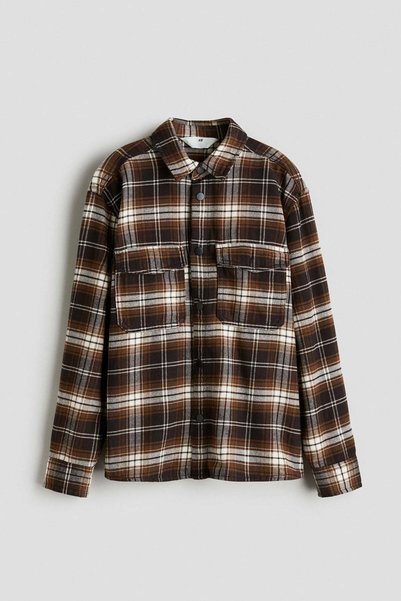 H&M Cotton flannel overshirt