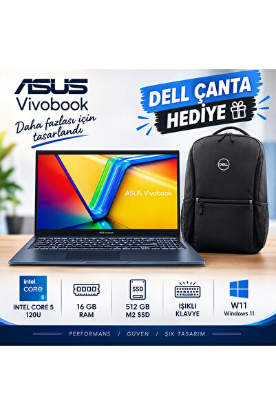 ASUS Vivobook 15 X1504VA-NJ3665 P2 Intel Core 5 120U 16GB 512GB SSD Win11 15.6"