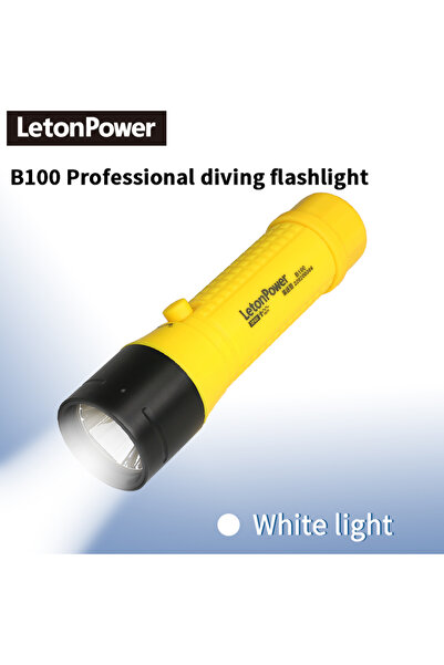 Choice B100 White light Diving Flashlight 3000LM CERR LED Focus Long Waterpro...