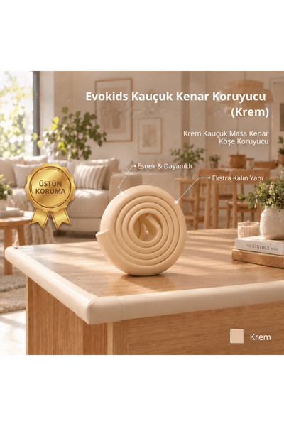 Evokids Kauçuk Kenar Koruyucu Krem