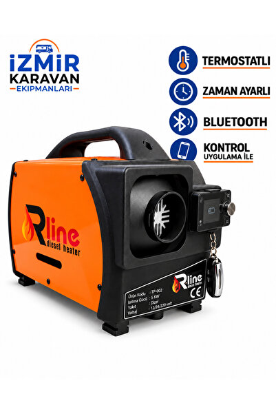 R LINE Çanta Tipi Webasto Dizel Isıtıcı Taşınabilir Bluetooth,lu 12/24/220 Vo...
