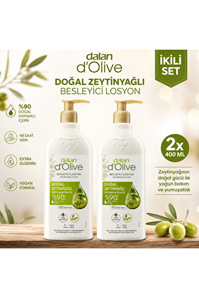 Dalan D Olive Organik Zeytinyağı Besleyici Losyon 400 ml