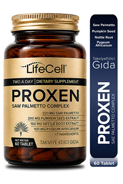 Lifecell PROXEN | Saw Palmetto Complex | Cüce Palmiye, Bal Kabağı ve Beta Glu...