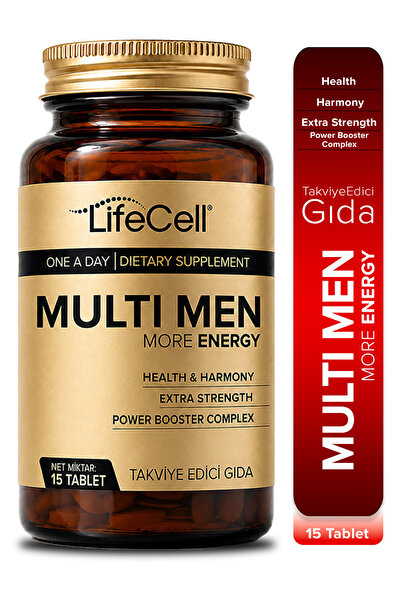 Lifecell Multi Men Güç Artırıcı Kompleks |   Çok Etkili Daha Fazla Enerji