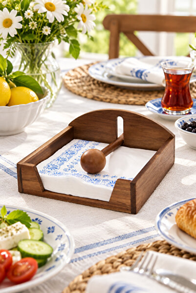 Janset Acacia Napkin Holder