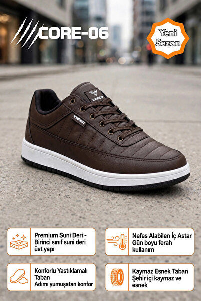 Tomato Bags Men's Lightweight Non-Slip Sole Sports Shoes Sneaker Skin