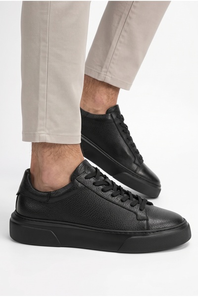 Geppetto 777 Men's Genuine Leather Casual Daily Sneaker Shoes