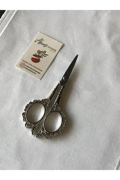 ABROZ HOME DESIGN Promise Ribbon Scissors - Silver